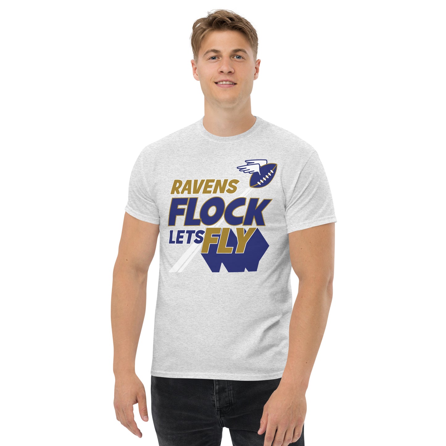 Ravens Flock Lets Fly Tee