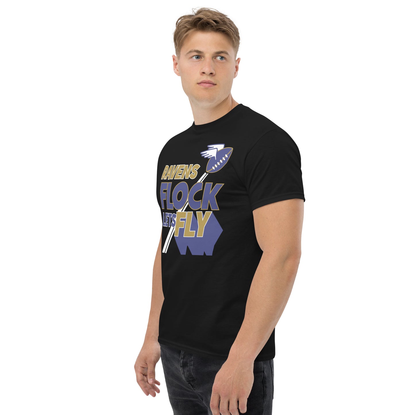 Ravens Flock Lets Fly Tee